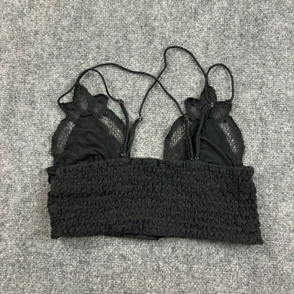 FREE PEOPLE Womens One Adela Bralette Black Lace size: Small - Picture 2 of 9
